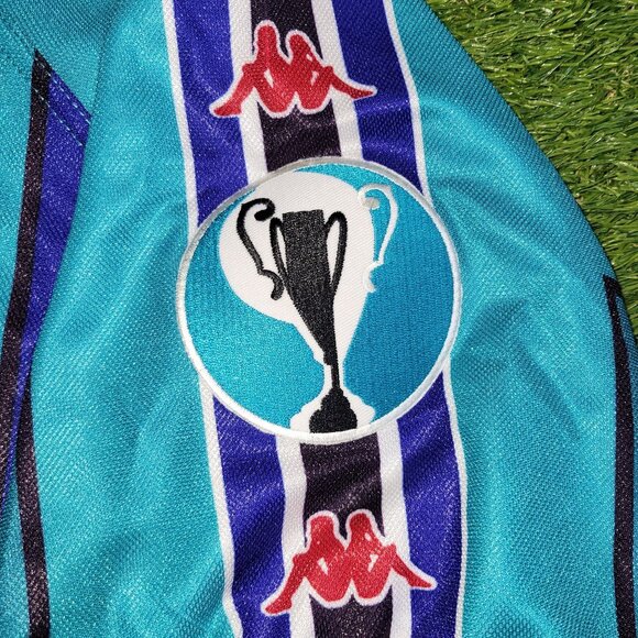 Ronaldo Kappa Barcelona UEFA CUP FINAL 1996 1997 Away Soccer Jersey Shirt XL - Picture 4 of 8